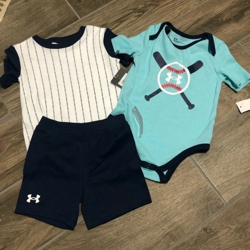 NWT Under Armour baseball 3 piece set sportswear athletic